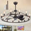 Ventilateur de lustre à roulettes de 41 pouces-1887405956