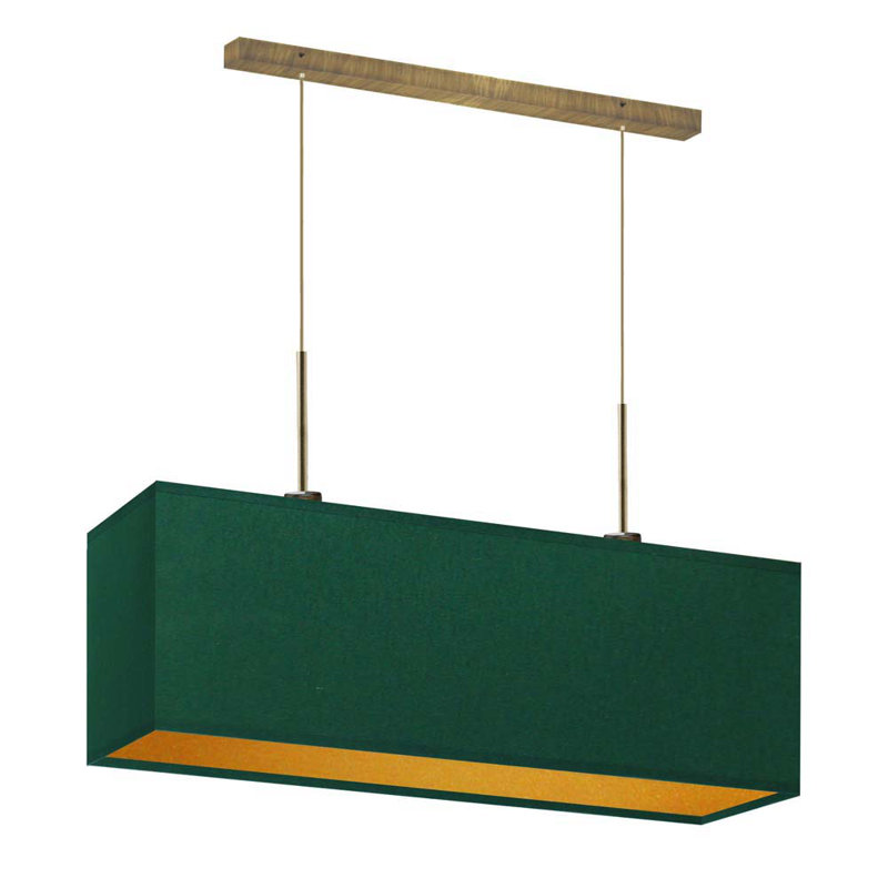 Gener 2 - Light Kitchen Island Pendant, Green, Gold