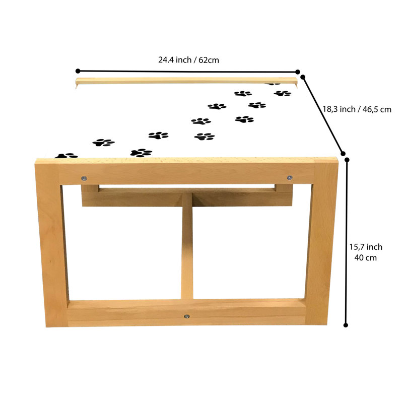 Jabin Sled Coffee Table, 62cm H x 46cm W x 40cm D