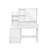 Makeup Vanity Desk With Mirror And Lights,Vanity Table Set With 6 Drawers & Sliding Mirror & Storage Shelves,3 Lighting Modes Brightness Adjustable,Vanity Dressing Table
