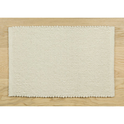 Solid Colour Wool Area Rug