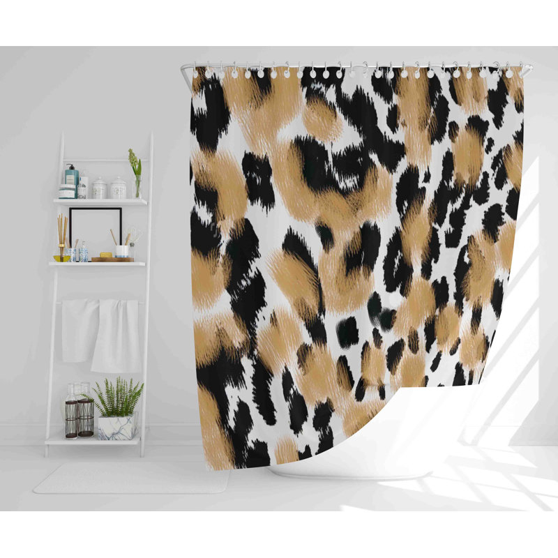 Rasmus Polyester Shower Curtain Set, 168cm H x 168cm W