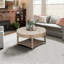 Table basse ronde avec repose-pieds-546053374