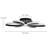 Aliana 1-Light 6000K 22.8" LED Flush Mount-1240122222