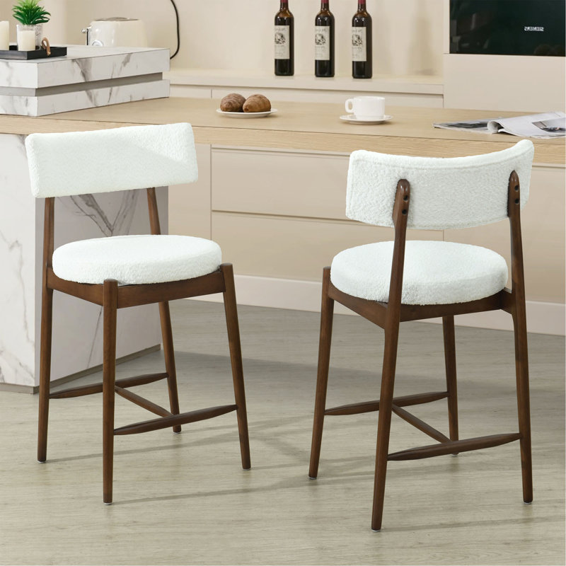 Ensemble de chaises Mid-Century modernes (ensemble de 2), Brun