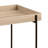 Jaro Square Engineered Wood End Table Light Brown