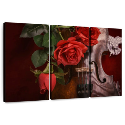 Abarca roses et violon
