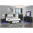 Beverly Black And White Nightstand