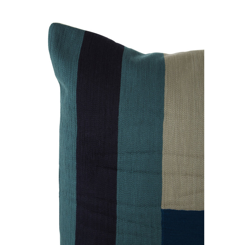 Lance Striped Square Cushion