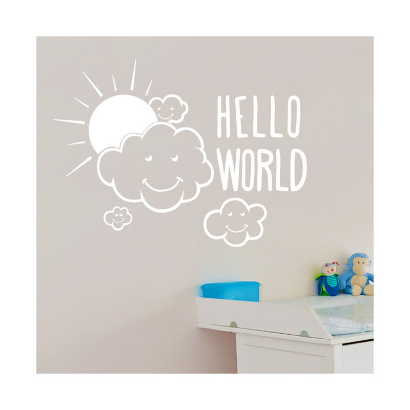 Wall Decal, Medium, White