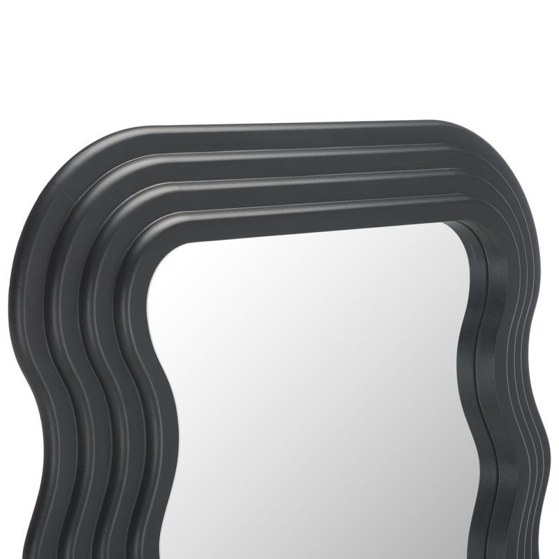 Ranstead Rectangle Floor Mirror, Black