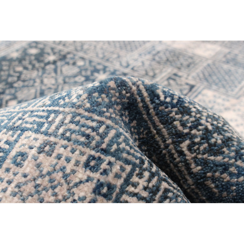 Tapis turquoise Heritage 3 pi 0 po x 5 pi 2 po