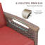 Ensemble de conversation pour 7 personnes avec 4 chaises pivotantes Arundel-1235122018