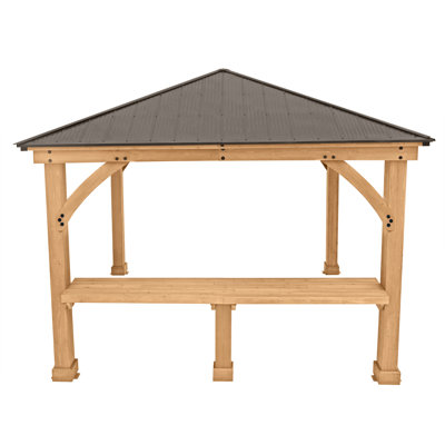 10' Meridian Bar Counter  Premium Cedar Wood Bar Counter