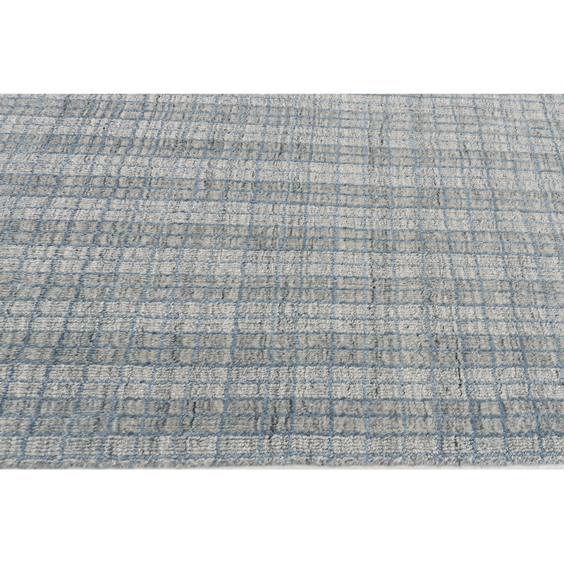 Hand Loomed Plaid Area Rug
