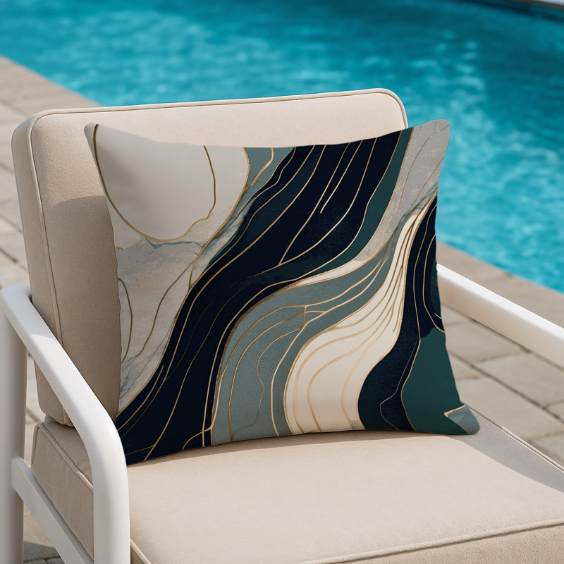 Galaxy Streams Indoor And Outdoor Throw Pillow, Square 18"