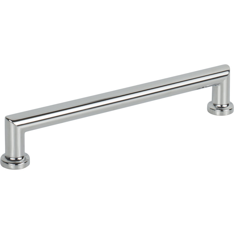Morris Bar Pull, Polished Chrome, 6 5/16" Center to Center