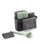 Ensemble de nettoyage SinkSide, panier de nettoyage, brosse à vaisselle, raclette, 3 tampons de nettoyage en microfibre et 2 chiffons de nettoyage en microfibre