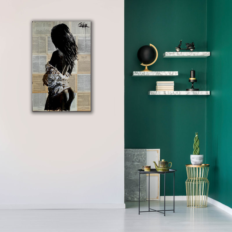 Toile épique «Endlessly» par Loui Jover, H 40 po x l 26 po x P 1,5 po