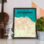 Edinburgh City Map - No Frame Print-371107378