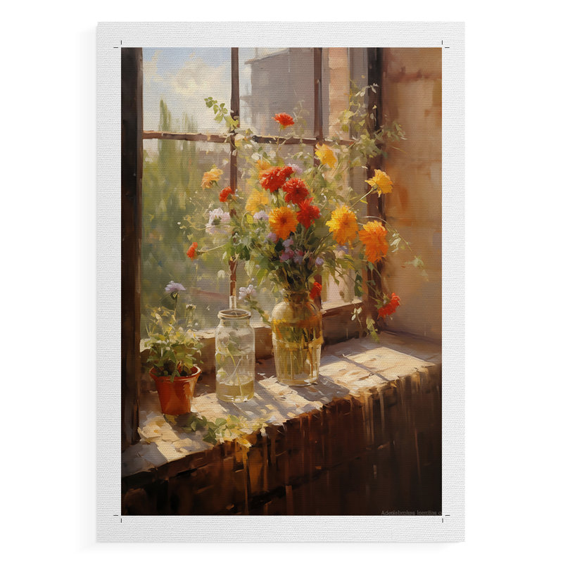 Série FLORAL DCCLxxxix - Impression sur toile seulement - NON-CADRE, H 48 po x l 32 po