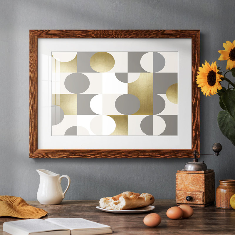 Modern Modern Reflections, encadré sur papier, Érable