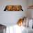 Elegant Decorative Wooden Wall Accessory, Black & Walnut Finish, 32.3 x 22.8 inches | Sturdy 100% Metal Frame (0.05 inches Thick) & 100% Wooden Back (1.2 inches Thick) | Perfect for Home Decor & Modern Spaces