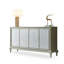 Buffet champagne argent massif et bois manufacturé-725942005