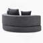 Boneless Convertible Sofa Couch Bed,Multi-Functional,Circular Bed,Adjustable Futon Sofa ,No Assembly Compressed Corduroy Floor Lounge Sofa For Apartment Office Bedroom Living Room-87418713