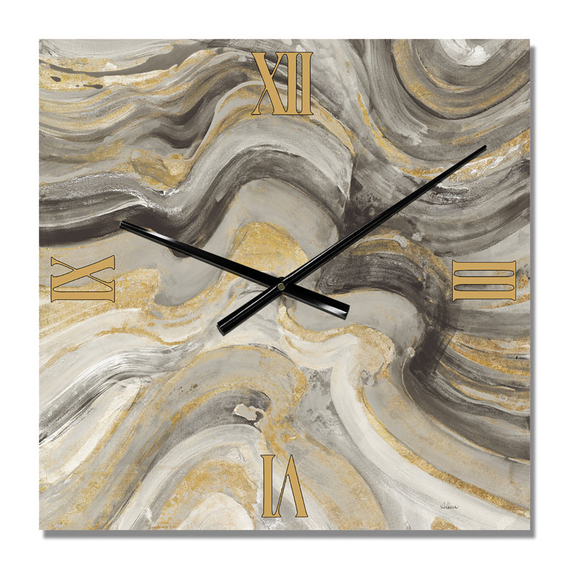 Glam Gold Canion - Horloge murale moderne, Petit