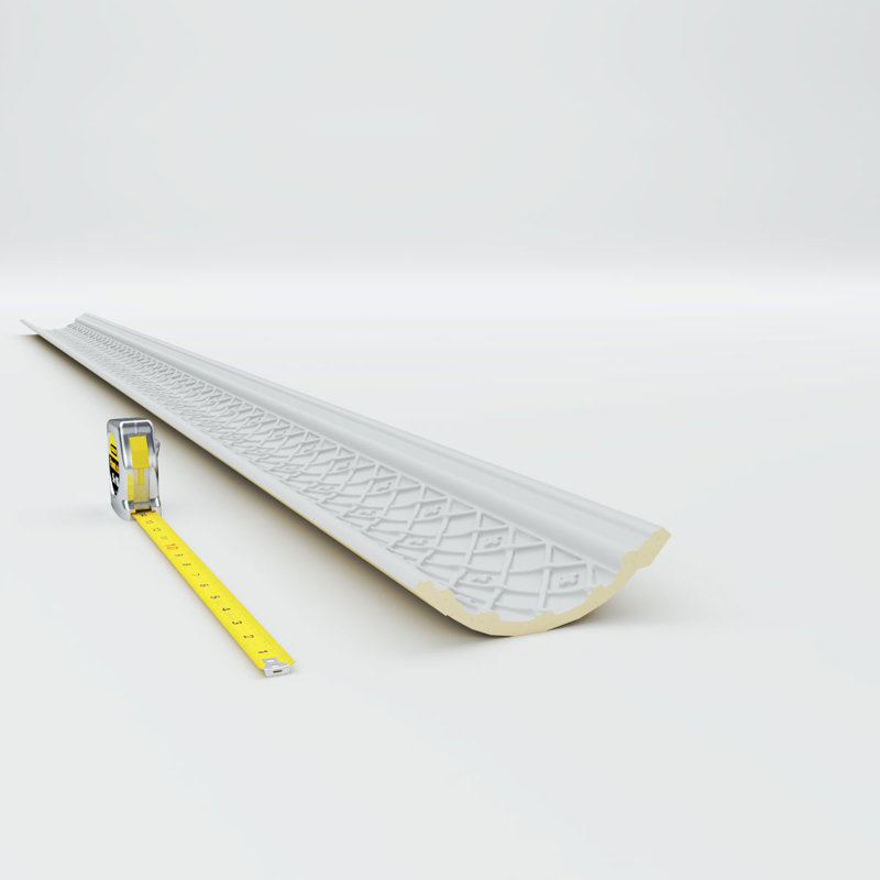 Brightton 94.5" White Urethane Crown Moulding