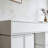 Modern solid-color irregular-shaped console table-847663812-847663815