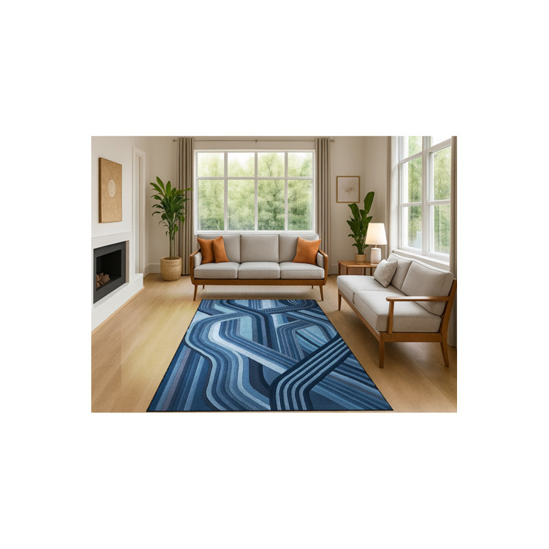 Tapis vert lavable Mosso, 2'6" x 9'10"