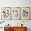 Pressed Flower Memories I - Toile tendue avec châssis sur mesure - 3 pièces-410985097-410985100