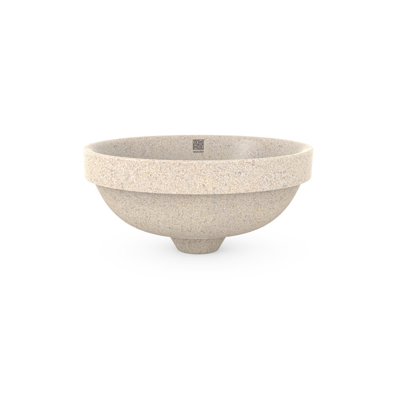 Soft40 15.74'' L Bathroom Sink, Polar