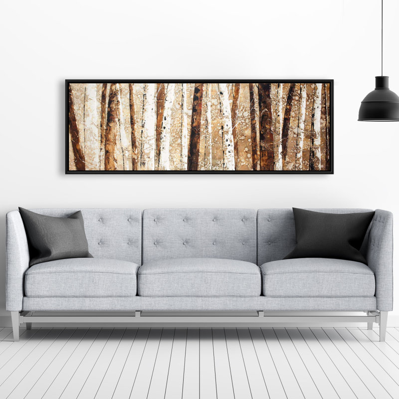 " Tree Trunks ", 20" H x 60" W