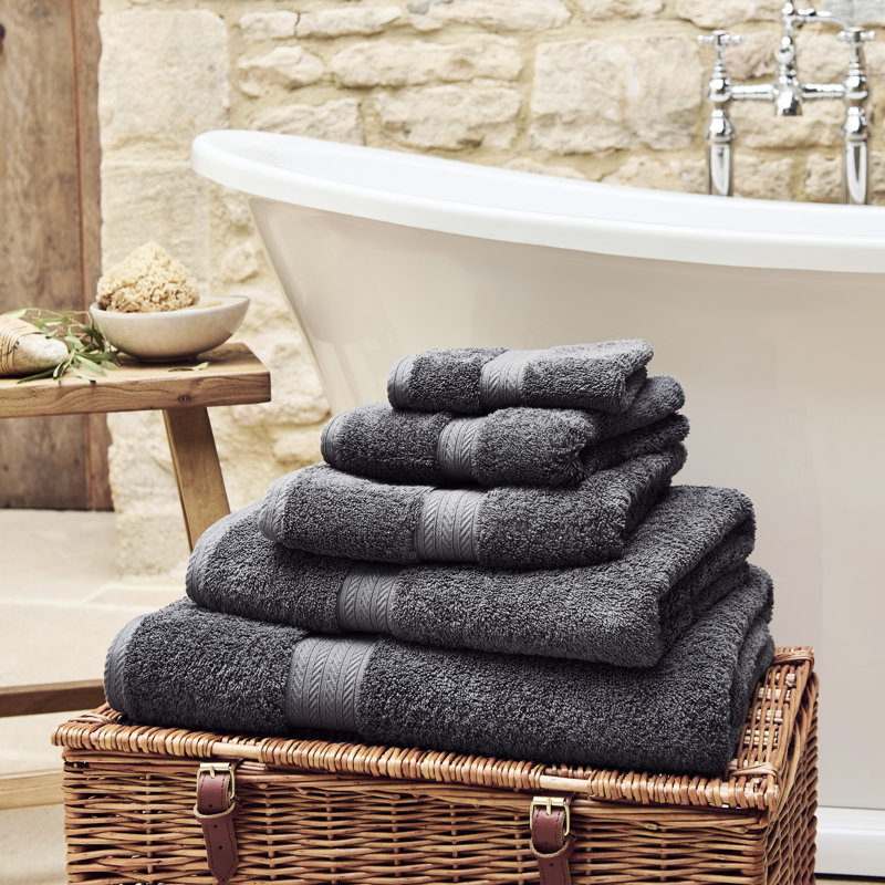 Renaissance Egyptian Cotton Bath Sheet, Ash Gray