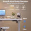 Electric Standing Desk Wide Desktop Height Adjustable Standing Desk With Drawer&Hooks-957524212-957530383-957530379