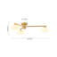 Plafonnier semi-encastré Priella de style Mid-Century à 3 lumières en laiton et verre elliptique-1836777047-1824550783