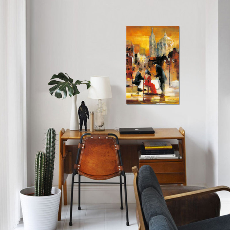 « amour ii », impression sur toile, H 12 po x l 8 po x P 0,75 po, Pas de tapis, Toile tendue