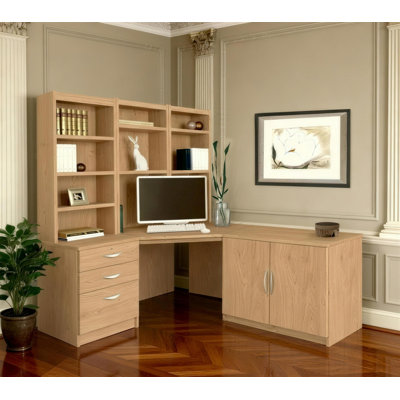 Brelynn 5 Piece Computer Desk Office Set