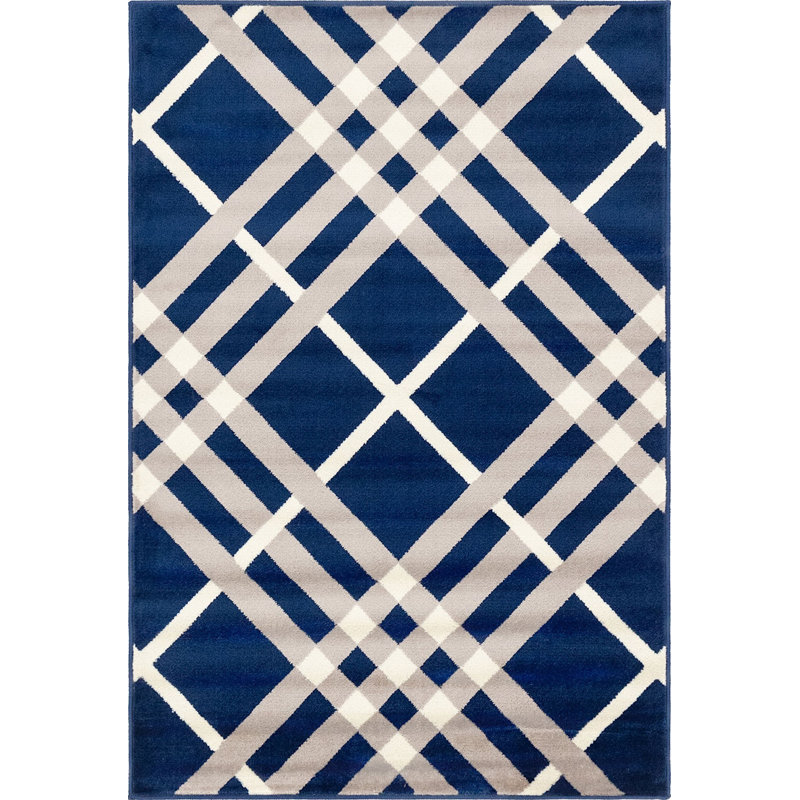 Tapis abstrait Shimmer, Rectangle 4 pi x 6 pi