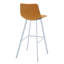 Tabouret de bar 41 po en cuir avec pieds en acier inoxydable-1891155548-1911943942