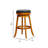 Keisha Swivel Upholstered Counter Stool with Solid Wood Frame-1485643470-1485643508-1485643504