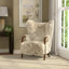 Fauteuil à oreilles crème