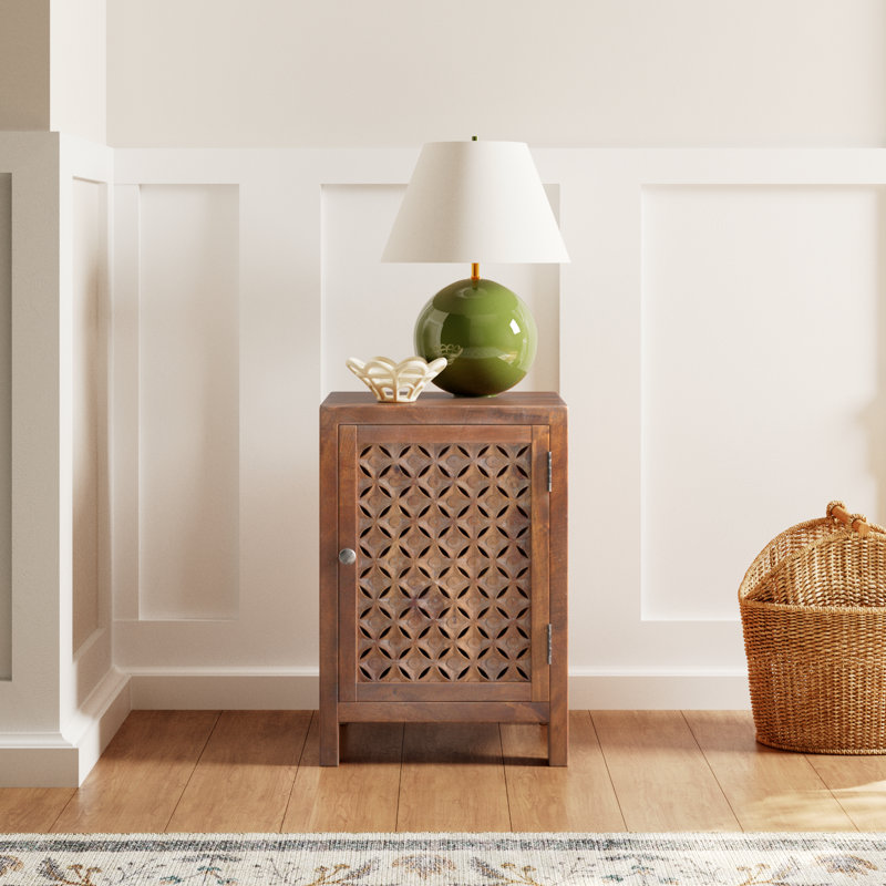 Solid Wood Accent Cabinet