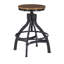 Tabouret de comptoir pivotant Kerome-2125296240