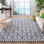 Ezmerelda Hand Tufted Performance Geometric Rug