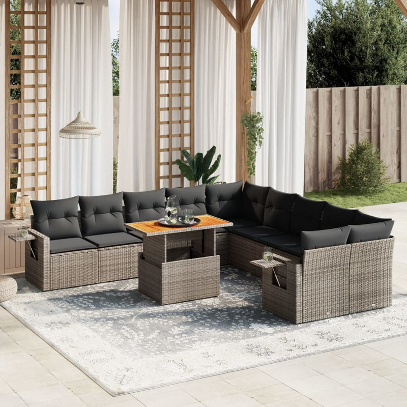 Ensemble de canapé de jardin Vidaxl