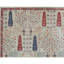 Tapis ivoire noué à la main de haute qualité